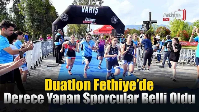 Duatlon Fethiye’de Derece Yapan Sporcular Belli Oldu