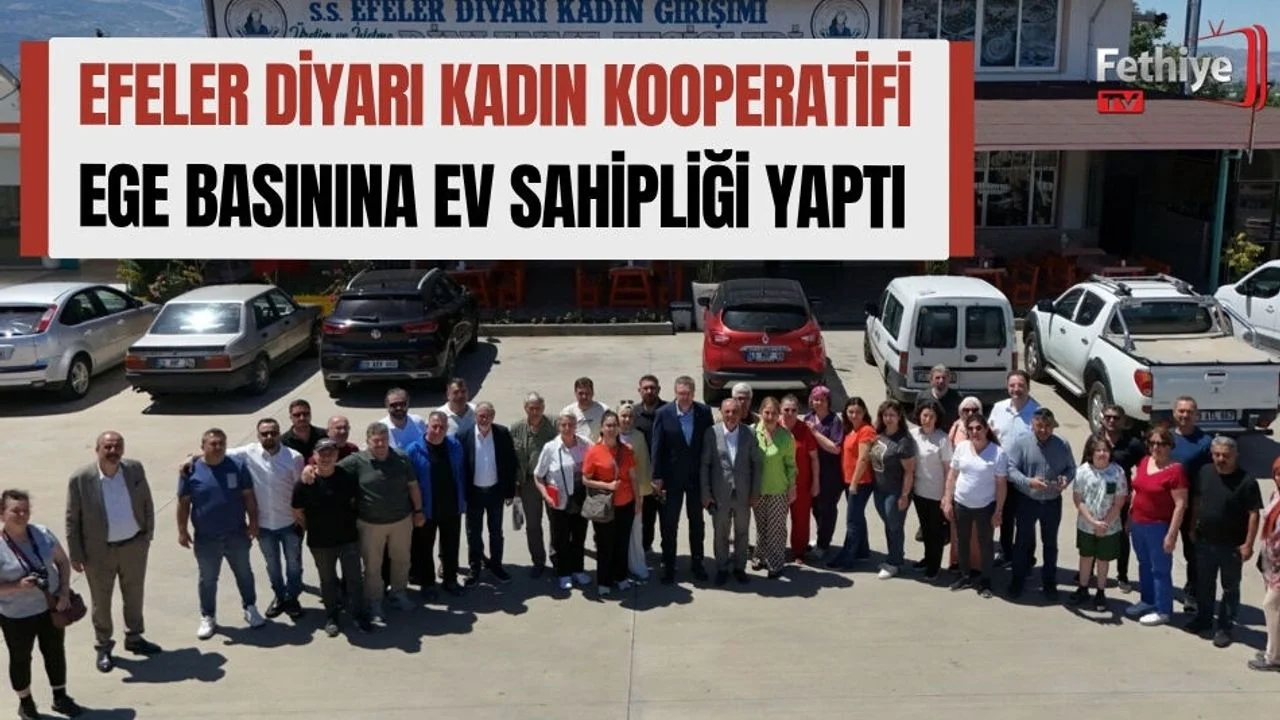 Efeler Diyarı Kadın Kooperatifi, Ege Basınına Ev Sahipliği Yaptı