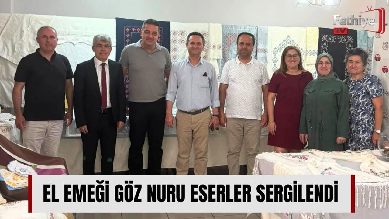 El Emeği Göz Nuru Eserler Sergilendi