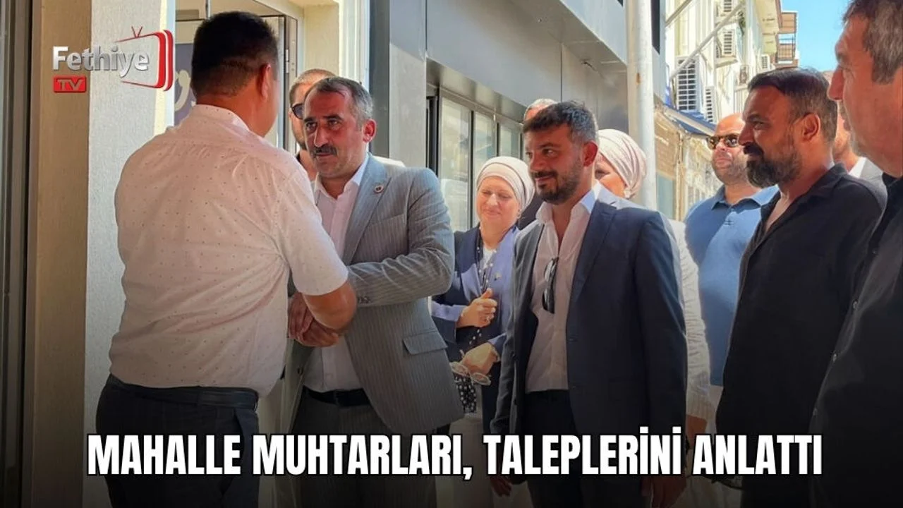 Mahalle Muhtarları, Taleplerini Anlattı