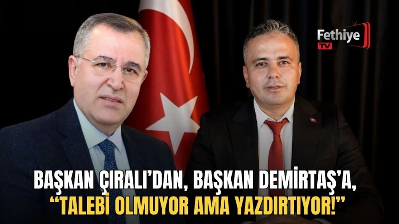 Başkan Çıralı’dan, Başkan Demirtaş’a, “Talebi Olmuyor Ama Yazdırtıyor!”