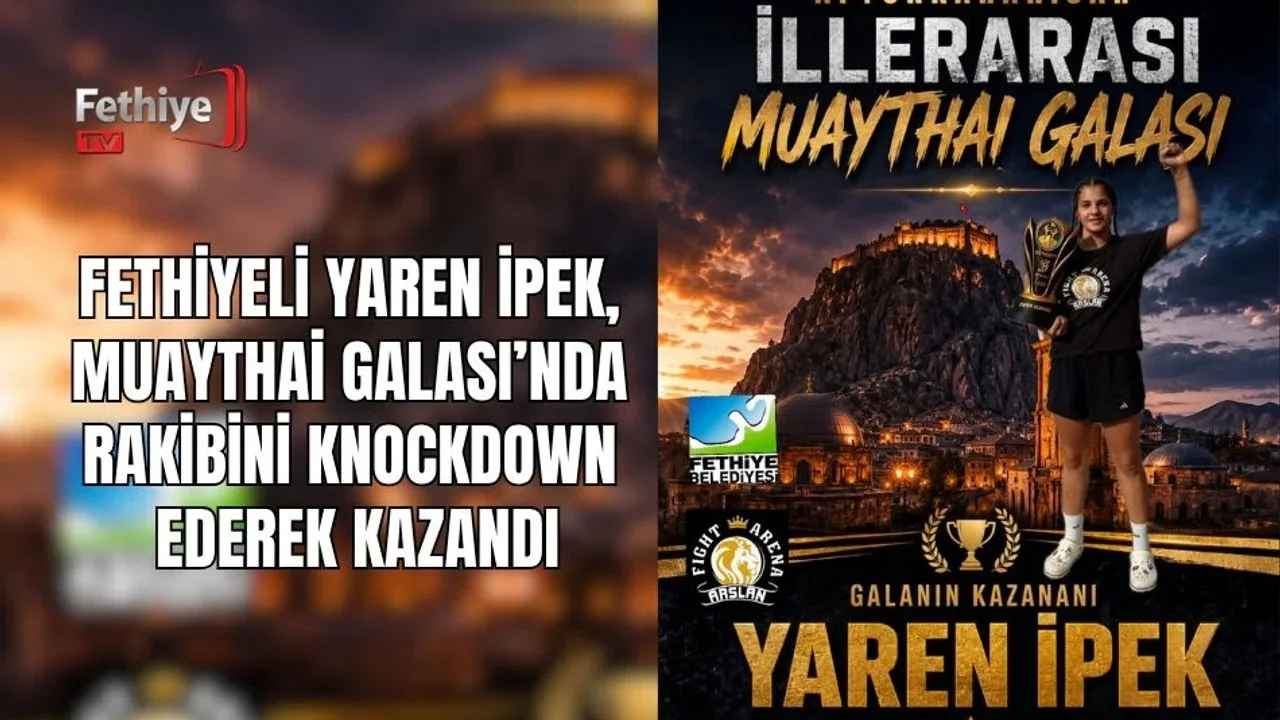 Fethiyeli Yaren İpek, Muaythai Galası’nda Rakibini Knockdown Ederek Kazandı