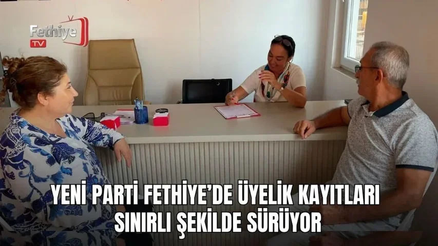 Yeni Parti Fethiye İlçe Başkanı Mustafa Koyuncu, üyelik kayıt süreci hakkında bilgi veriyor.