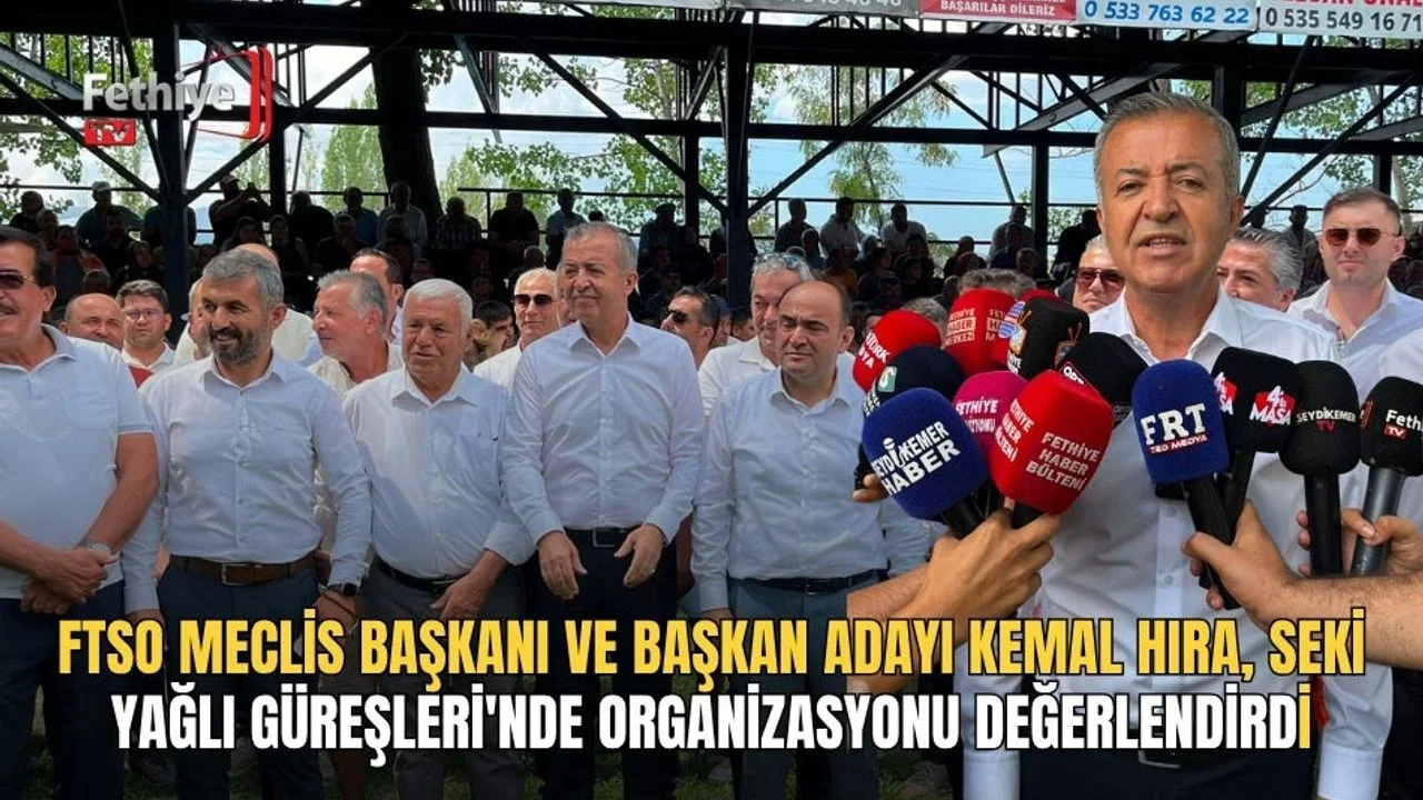 FTSO Meclis Başkanı Ve Başkan Adayı Kemal Hıra, Seki Yağlı Güreşleri'nde Organizasyonu Değerlendirdi