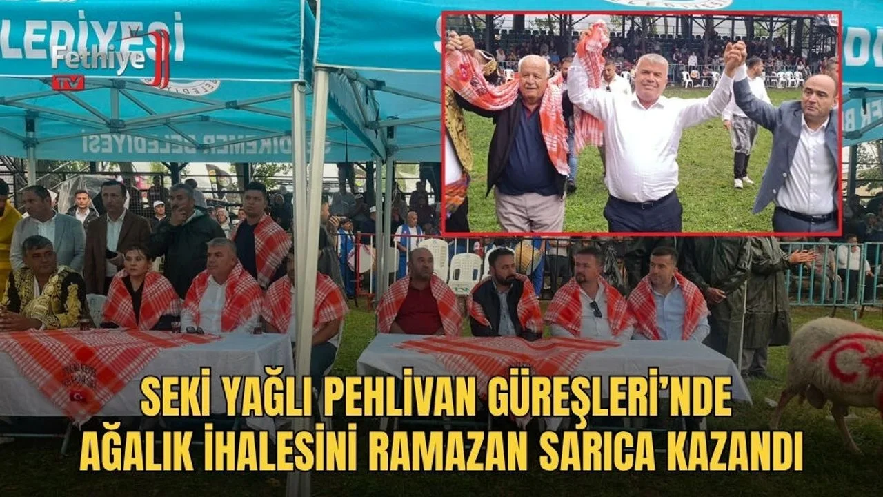 Seki Yağlı Pehlivan Güreşleri’nde Ağalık İhalesini Ramazan Sarıca Kazandı