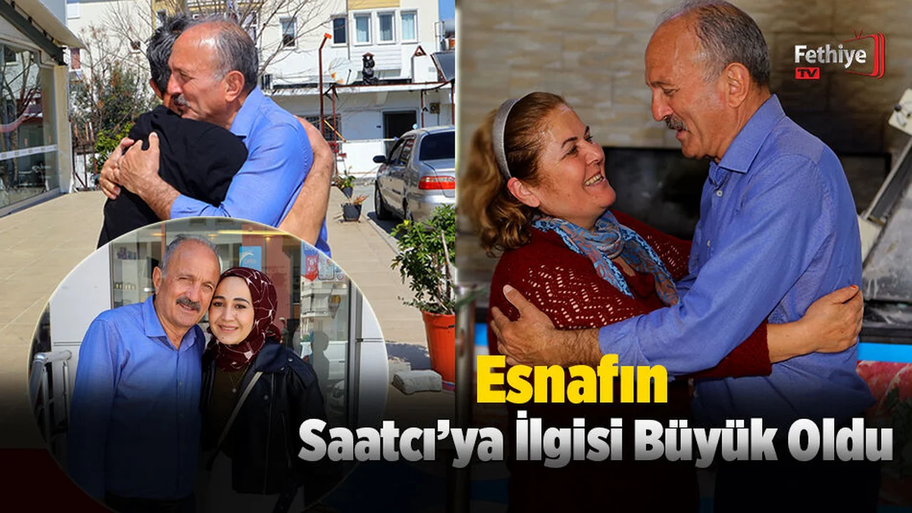 Esnafın Behçet Saatcı’ya İlgisi Büyük Oldu