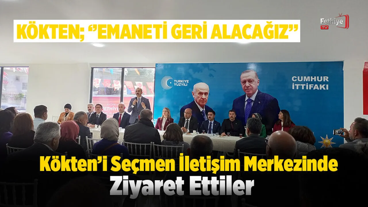 Kökten; "Emaneti Geri Alacağız"
