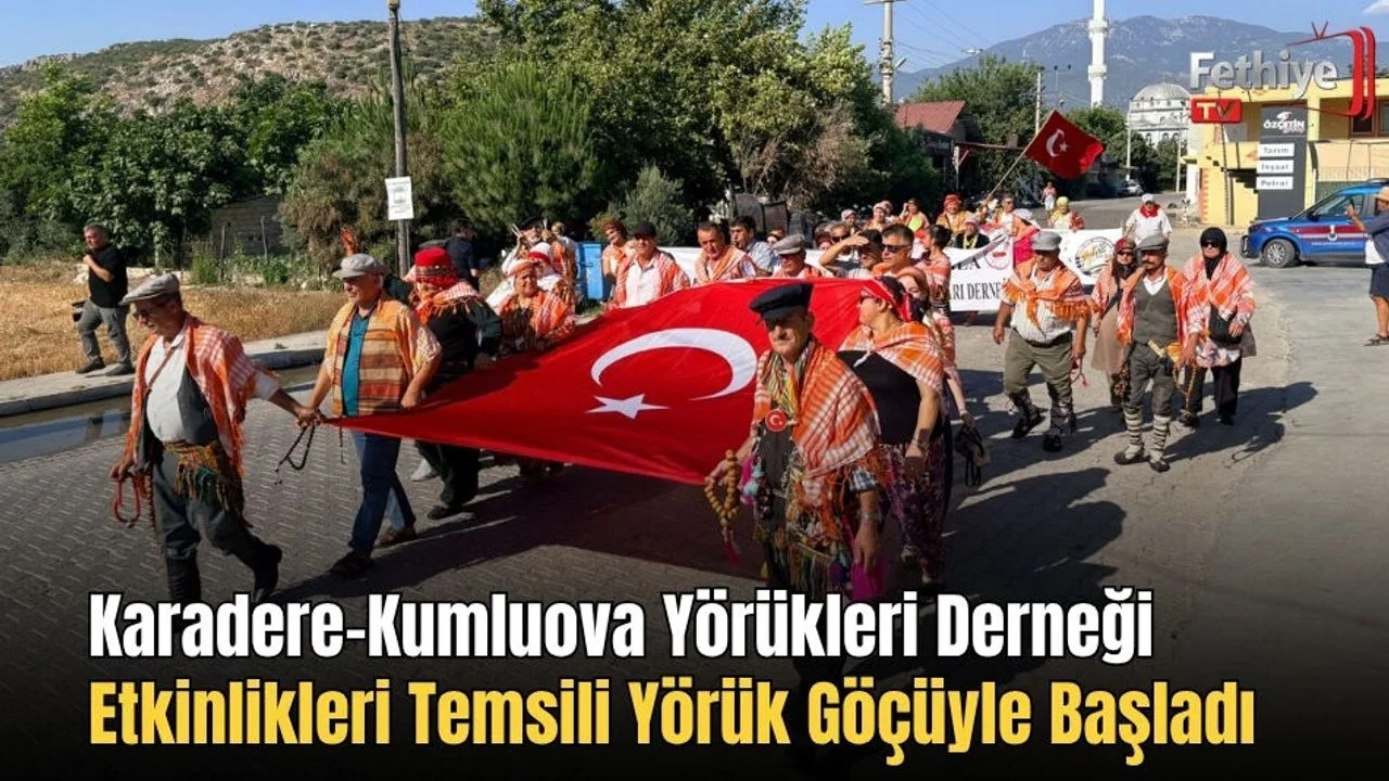 Karadere-Kumluova Yörükleri Derneği Etkinlikleri Temsili Yörük Göçüyle Başladı