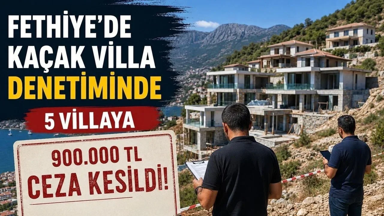 Fethiye’de Bayram Tatilinde Kaçak Villa Denetimi