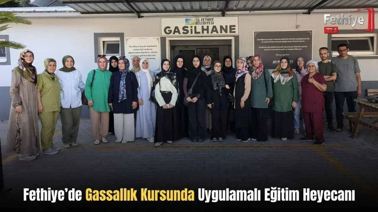 Fethiye’de Gassallık Kursunda Uygulamalı Eğitim Heyecanı
