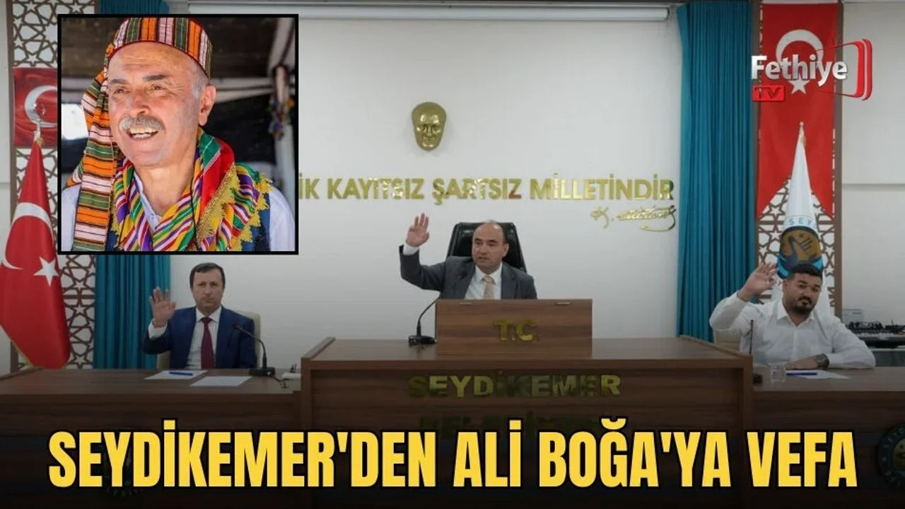 Seydikemer'den Ali Boğa'ya Vefa