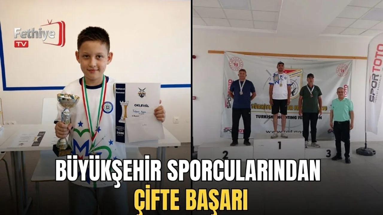 Büyükşehir Sporcularından Çifte Başarı