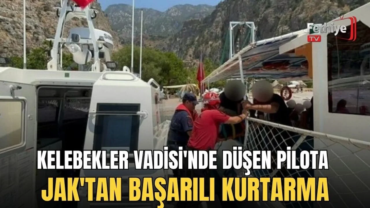 Kelebekler Vadisi'nde Düşen Pilota JAK'tan Başarılı Kurtarma