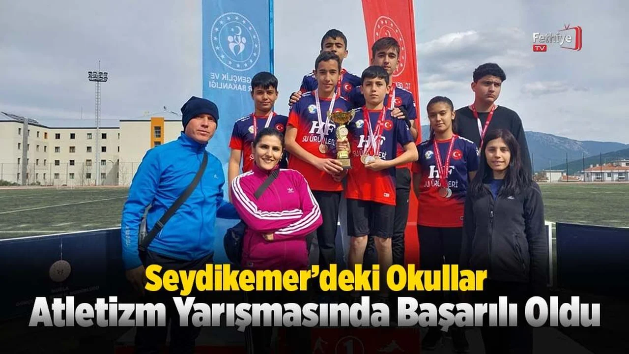 Seydikemer’deki Okullar Atletizm Yarışmasında Başarılı Oldu