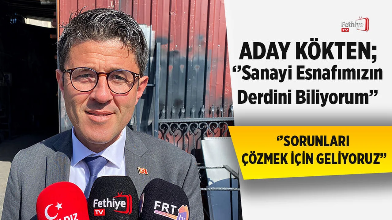 Başkan Adayı Kökten, Esnafların İlgisine Teşekkür Etti