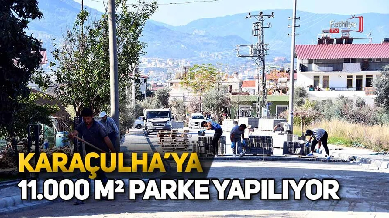 Karaçulha’ya 11.000 M² Parke Yapılıyor