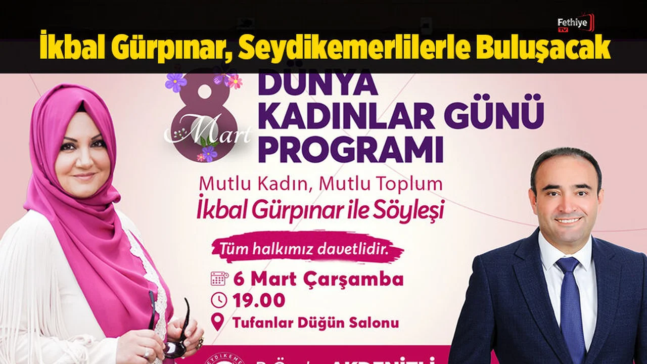 İkbal Gürpınar, Seydikemerlilerle Buluşacak