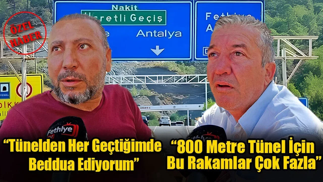 Fethiye’de Vatandaşlar Göcek Tüneli Zamlarına Tepkili