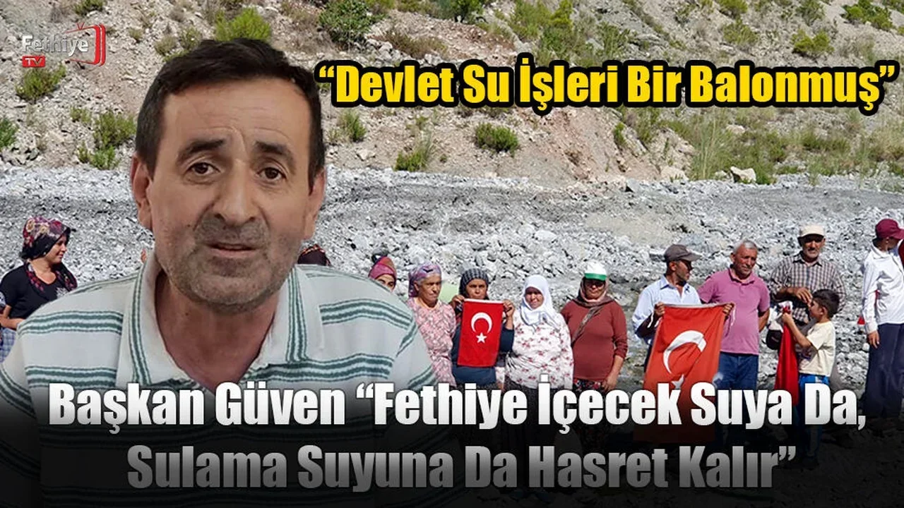 Fethiye ve Seydikemer Arasında Yaşanan Su Sorunu Büyüyor