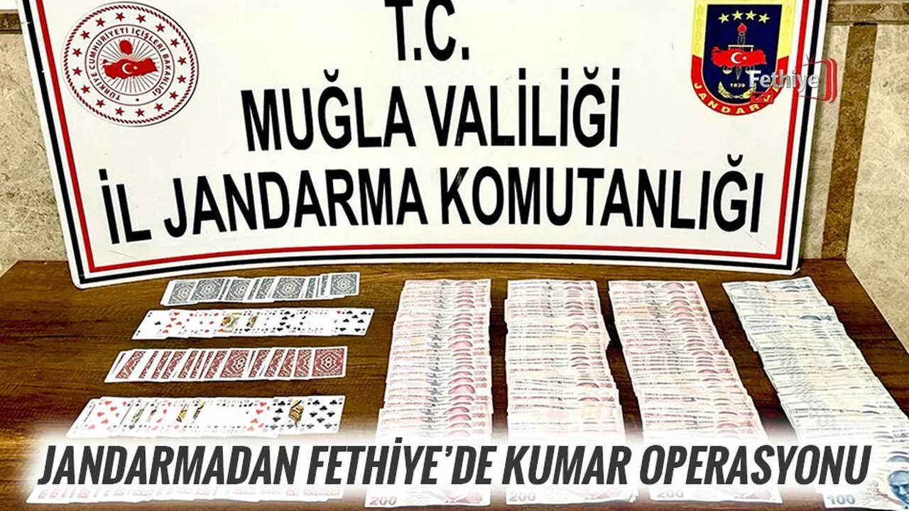 Jandarmadan Fethiye’de Kumar Operasyonu