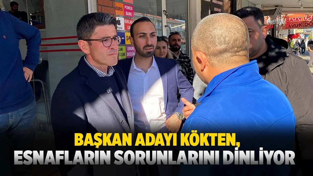 Kökten, Esnaf Ziyaretlerinde Sorunları Dinliyor