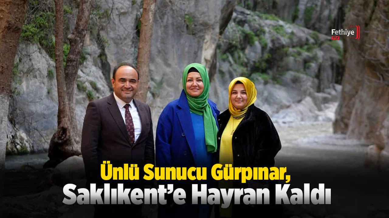 Akdenizli, TV Sunucusu Gürpınar’a Saklıkent’i Anlattı