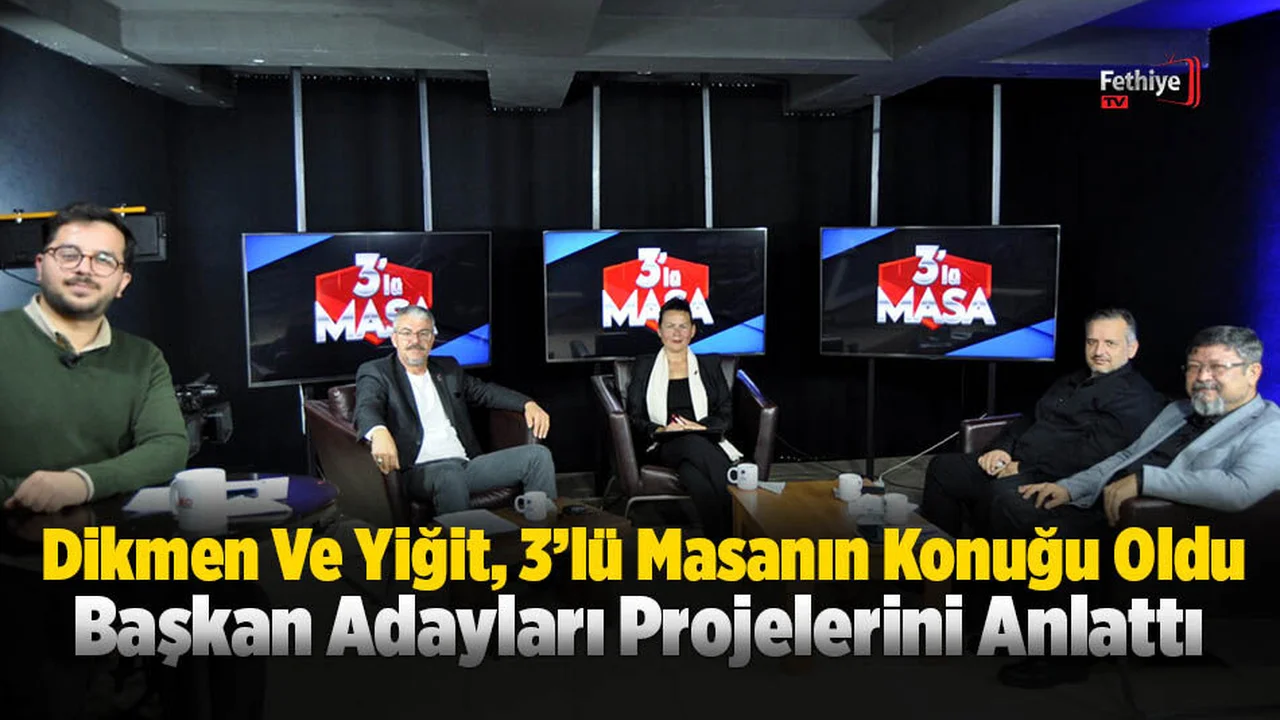 Dikmen Ve Yiğit, 3’lü Masanın Konuğu Oldu