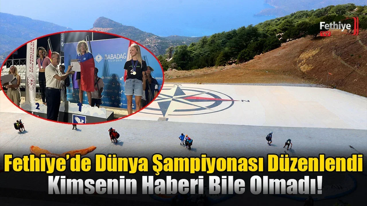 Fethiye’de Dünya Şampiyonası Düzenlendi
