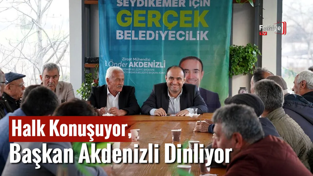 Halk Konuşuyor, Başkan Akdenizli Dinliyor