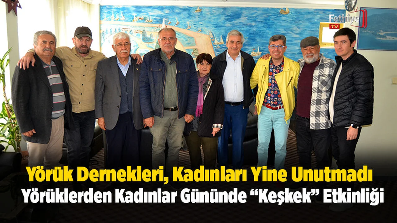Yörüklerden Kadınlar Gününde “Keşkek” Etkinliği
