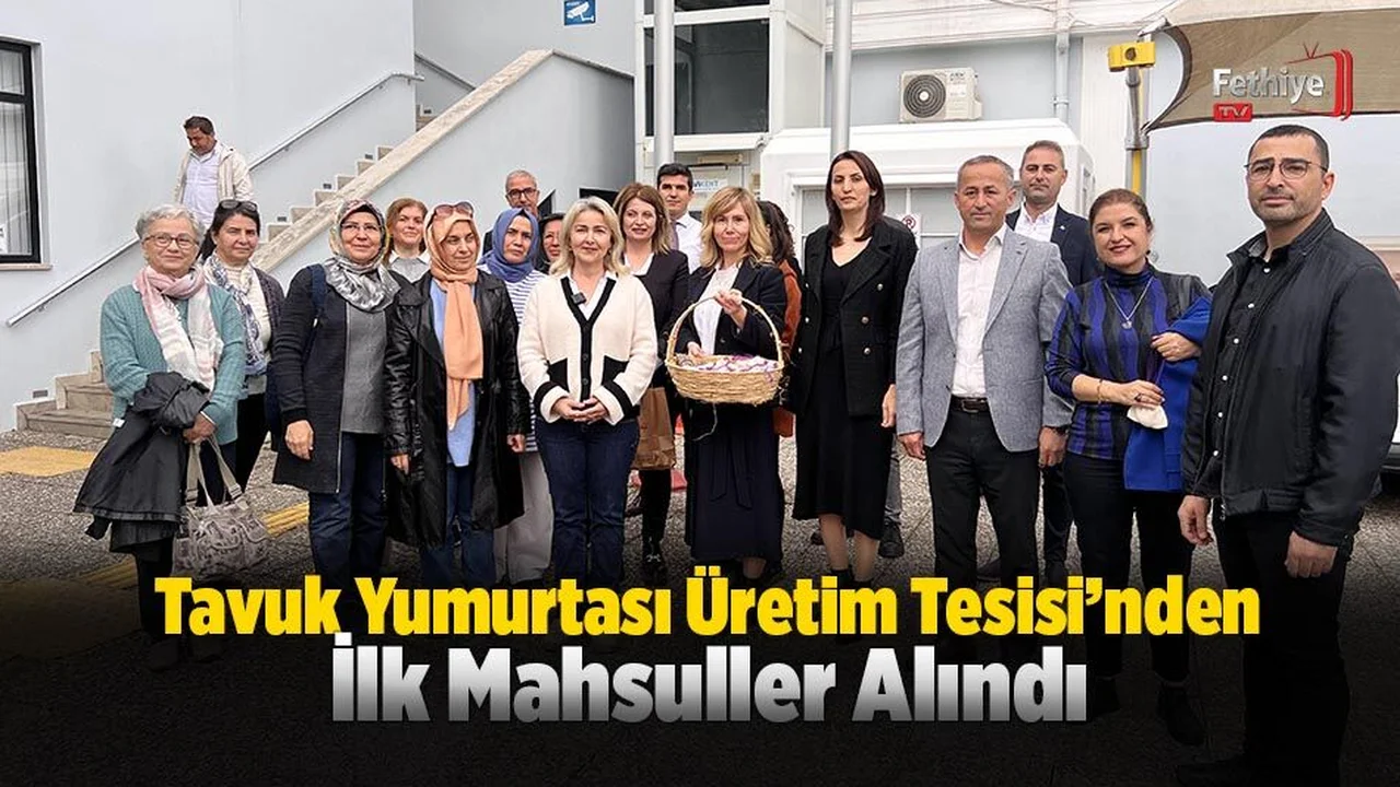 Tavuk Yumurtası Üretim Tesisi’nden İlk Mahsuller Alındı