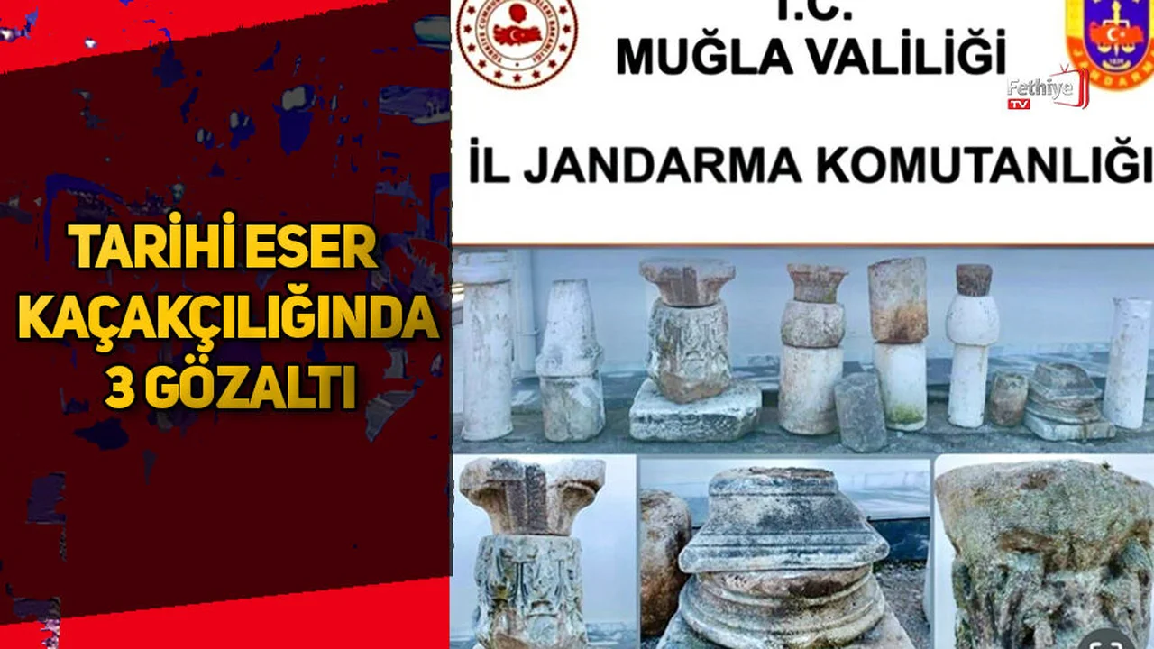 Tarihi Eser Kaçakçılığında 3 Gözaltı