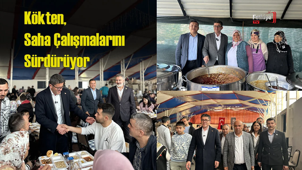 Kökten, Saha Çalışmalarını Sürdürüyor