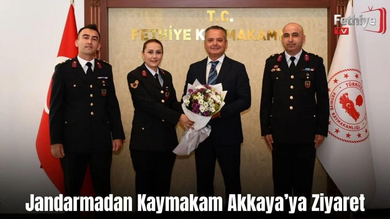 Jandarmadan Kaymakam Akkaya’ya Ziyaret