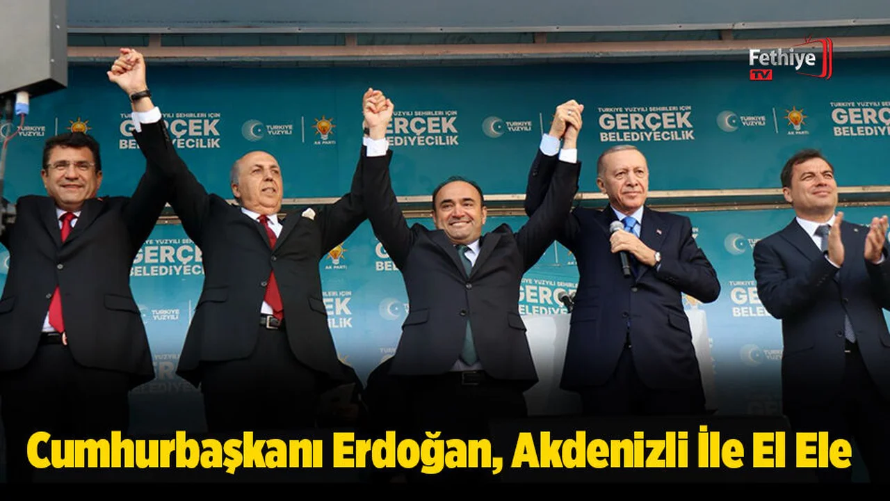Cumhurbaşkanı Erdoğan, Akdenizli İle El Ele
