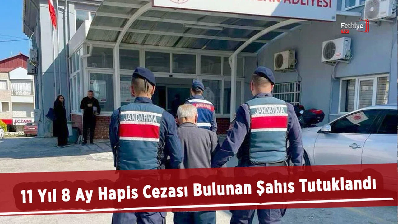 11 Yıl 8 Ay Hapis Cezası Bulunan Şahıs Tutuklandı