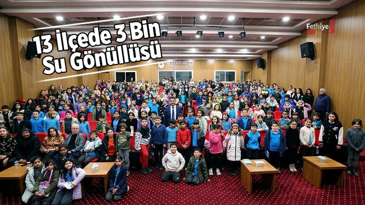 13 İlçede 3 Bin Su Gönüllüsü