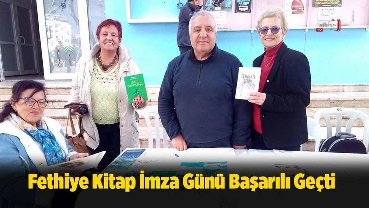 Fethiye Kitap İmza Günü Başarılı Geçti