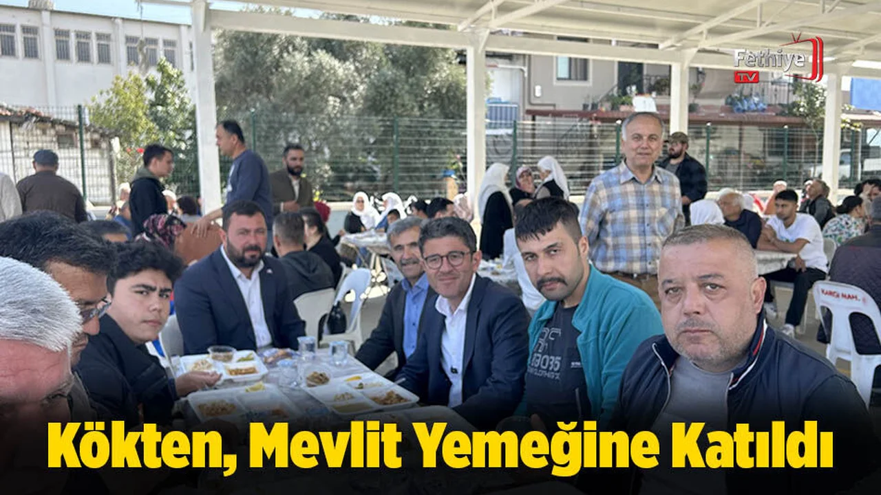 Kökten, Mevlit Yemeğine Katıldı