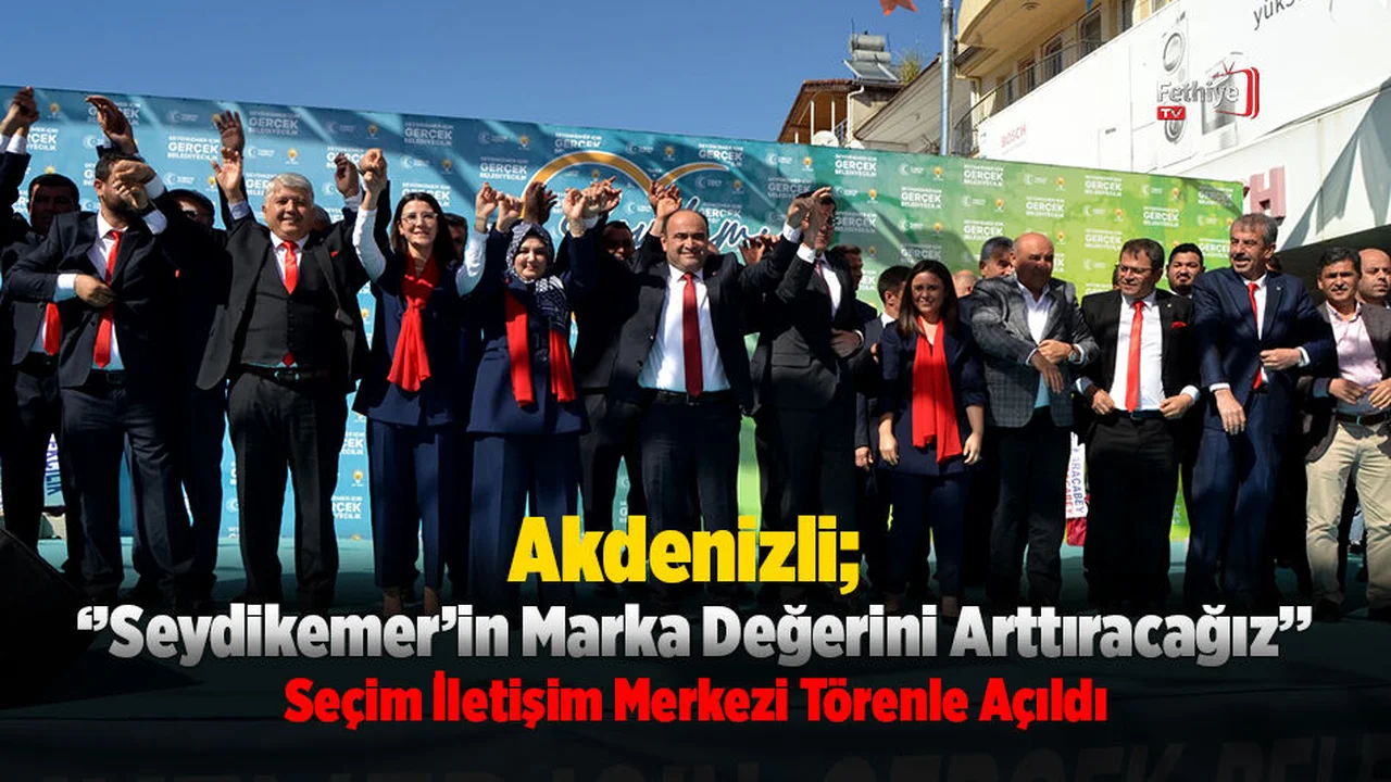Akdenizli; ''Hizmet Odaklı Belediyecilik Anlayışıyla Devam Edeceğiz''