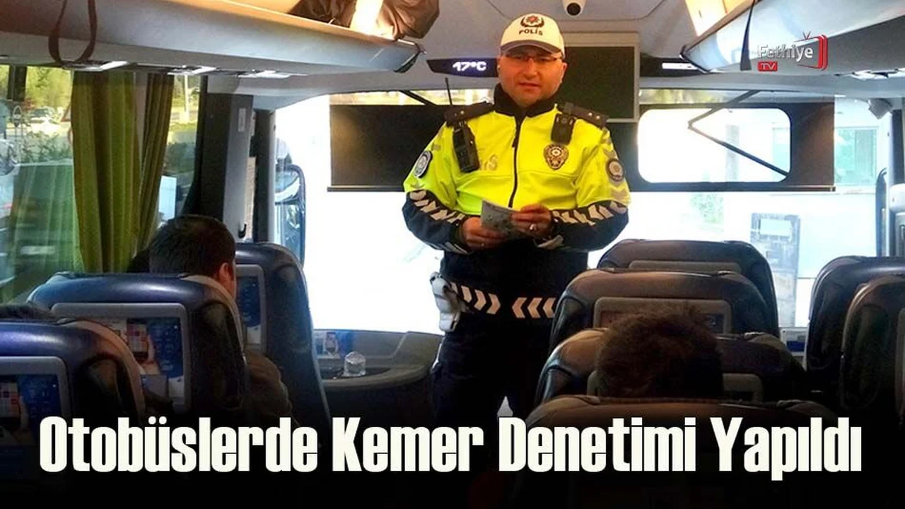 Otobüslerde Kemer Denetimi Yapıldı