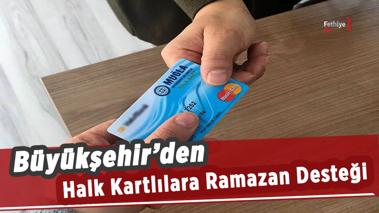 Büyükşehir’den Halk Kartlılara Ramazan Desteği