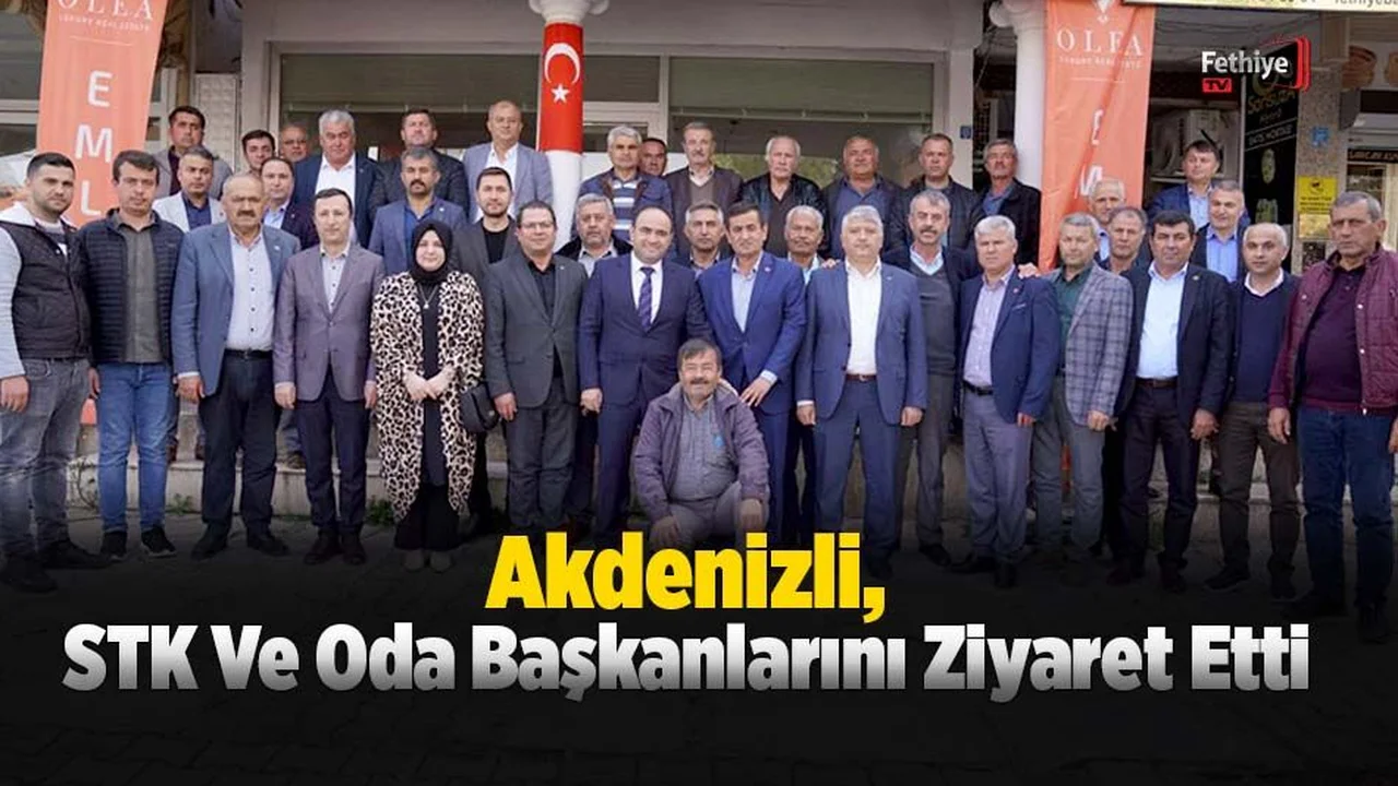 Akdenizli, STK Ve Oda Başkanlarını Ziyaret Etti