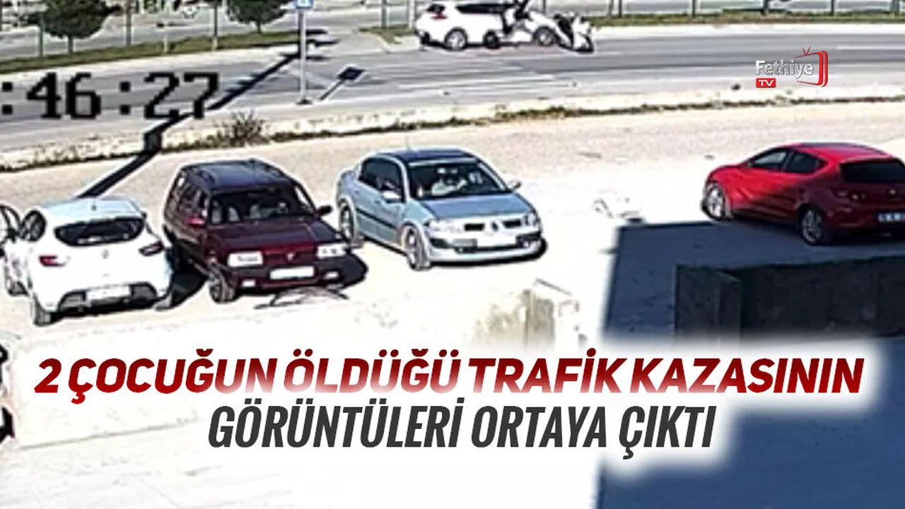 2 Çocuğun Öldüğü Trafik Kazasının Görüntüleri Ortaya Çıktı