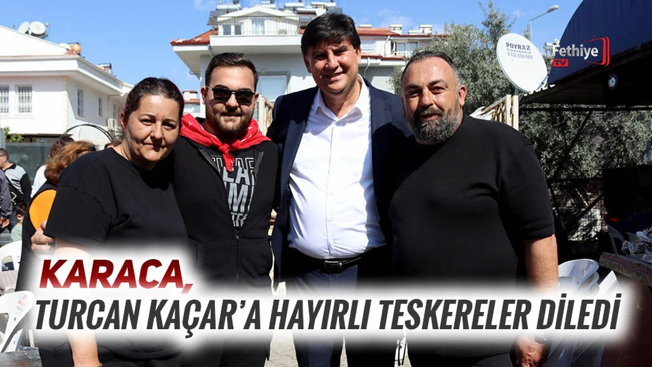Karaca, Turcan Kaçar'a Hayırlı Teskereler Diledi