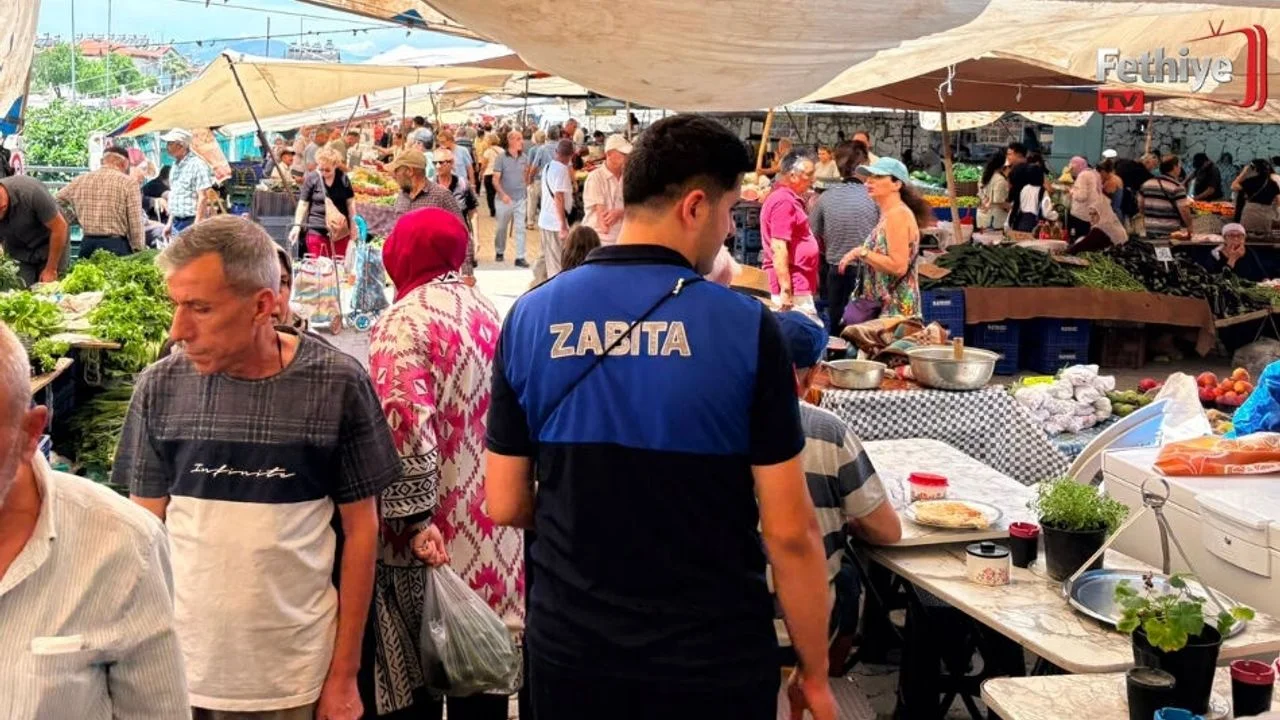 Fethiye Üretici Pazarı’nda Etiket, Terazi ve Üretici Belgesi Kontrolü Yapıldı