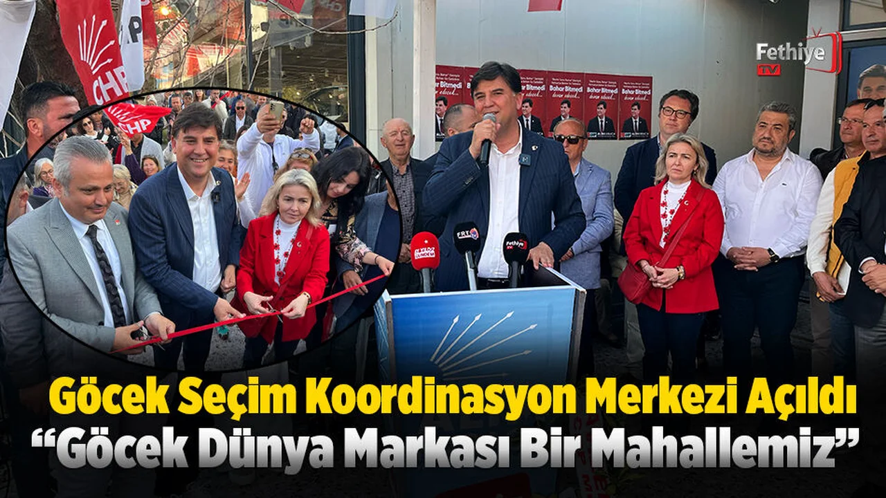 Karaca'nın Göcek Seçim Ofisi Törenle Açıldı