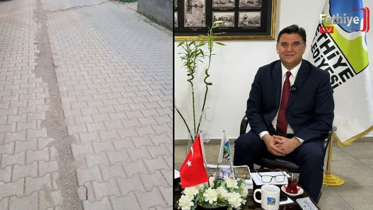 Fethiye’de Fiber Kablo Çalışmaları Nedeniyle Bozulan Yollar Onarılacak