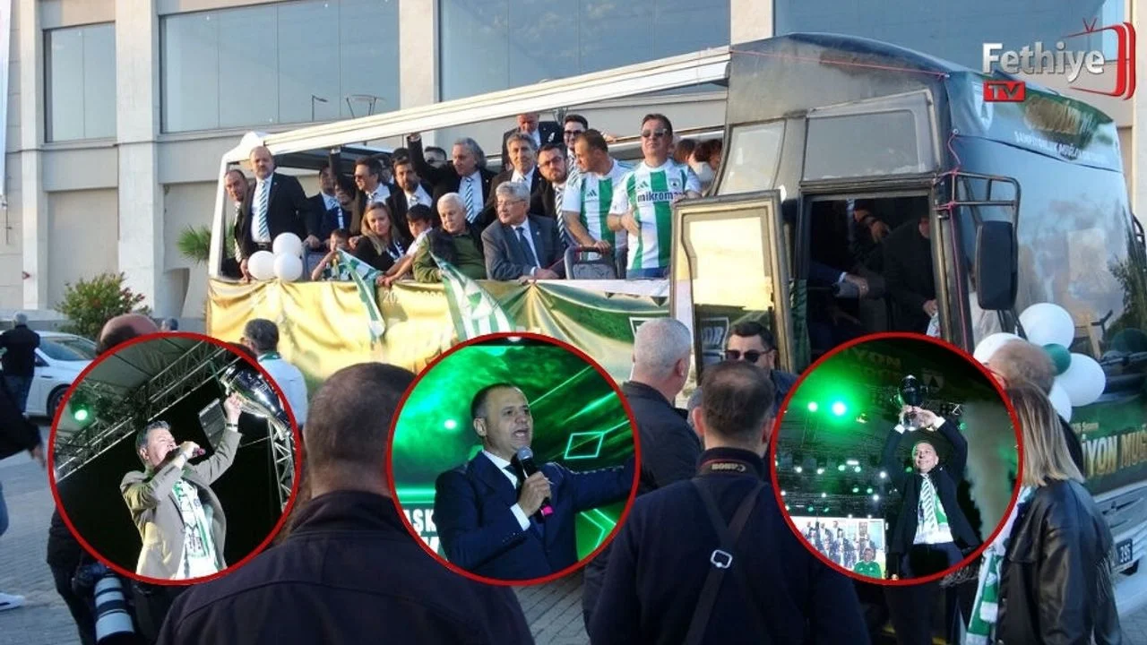 Muğlaspor 1. Lig'i kutladı