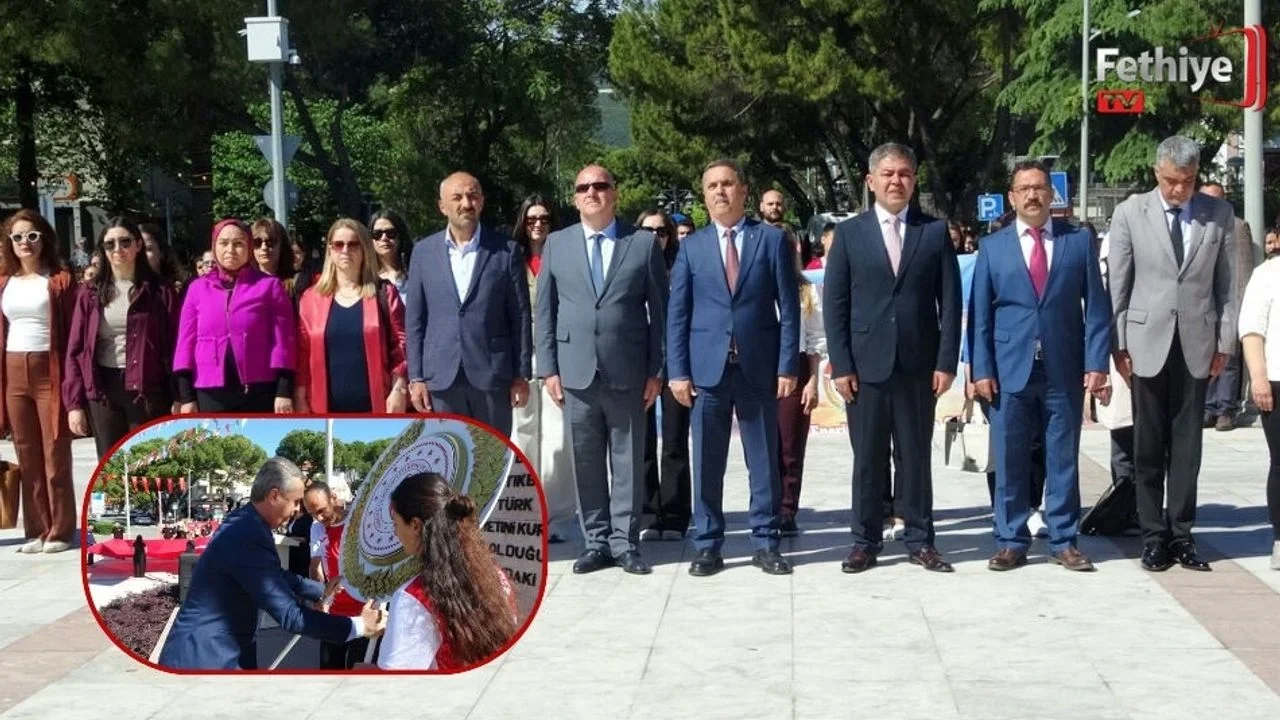 Muğla’da 19 Mayıs Coşkusu Gençlik Haftası Çelenk Sunma Töreniyle Başladı